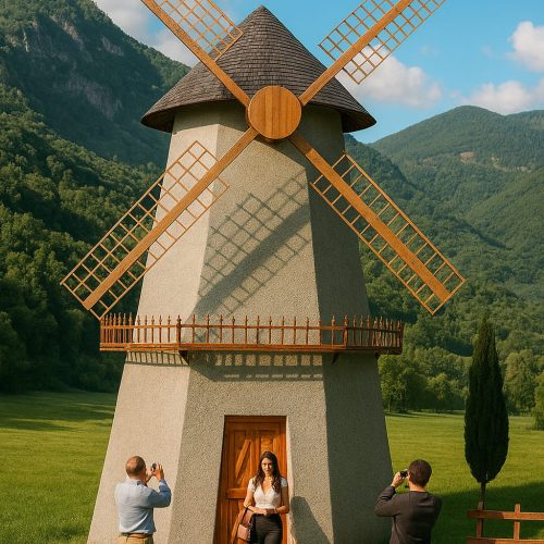 Spot Foto Ikonik (Kincir angin) Spot Foto Ikonik (Kincir angin)